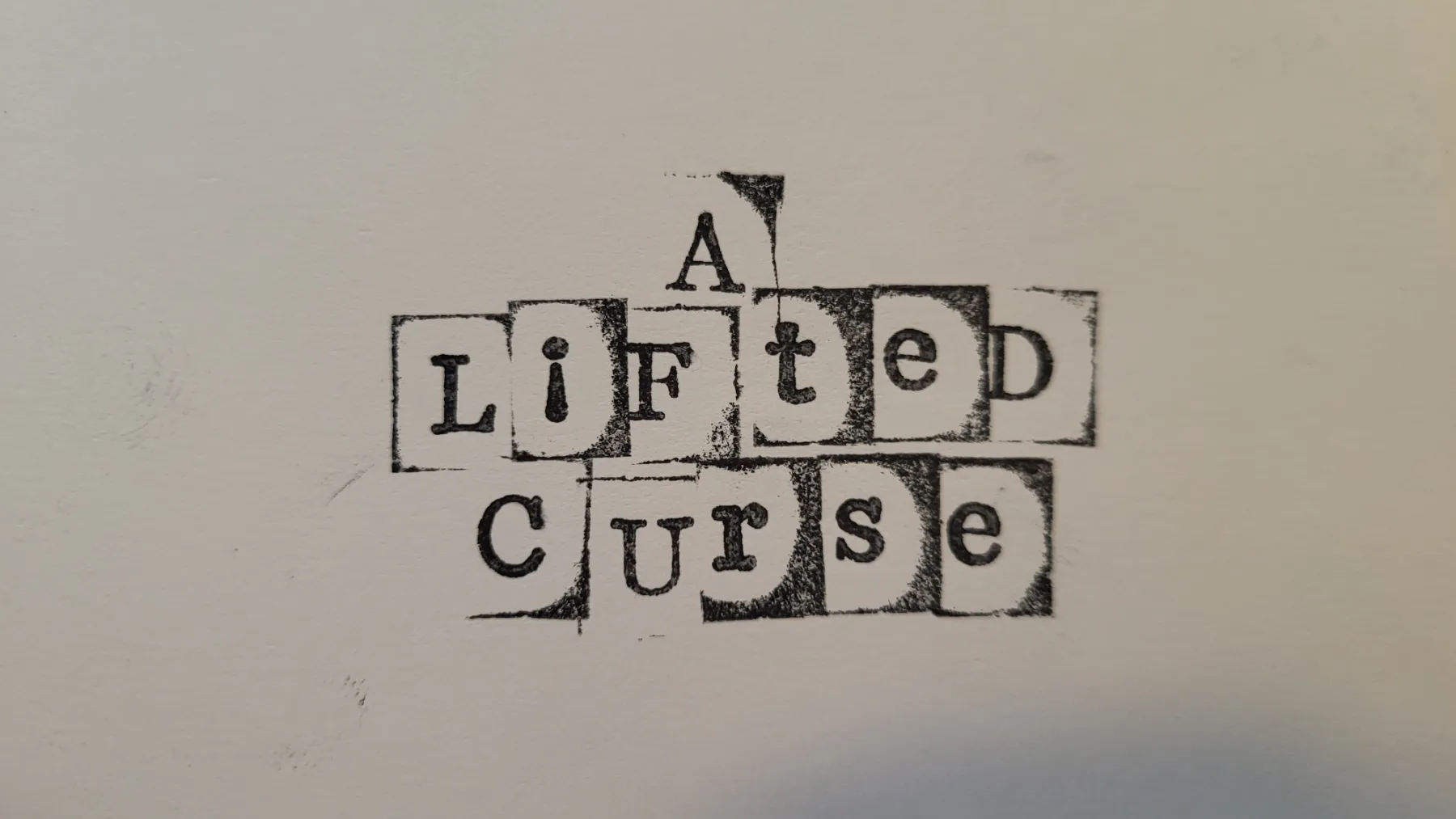 Physical Archive card for A Lifted Curse